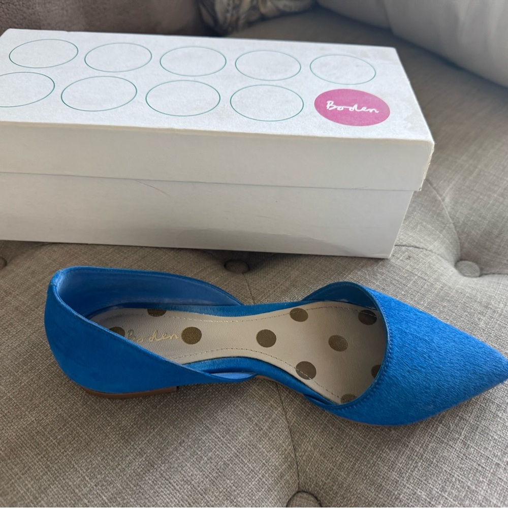 Boden Women's Vibrant Blue Flats